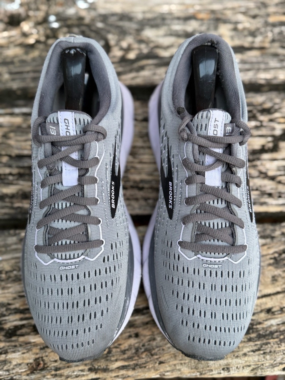 Brooks Ghost 13 Women’s Size 9 Gray Lace Up Running Shoes X1   ***See Note - Picture 3 of 15